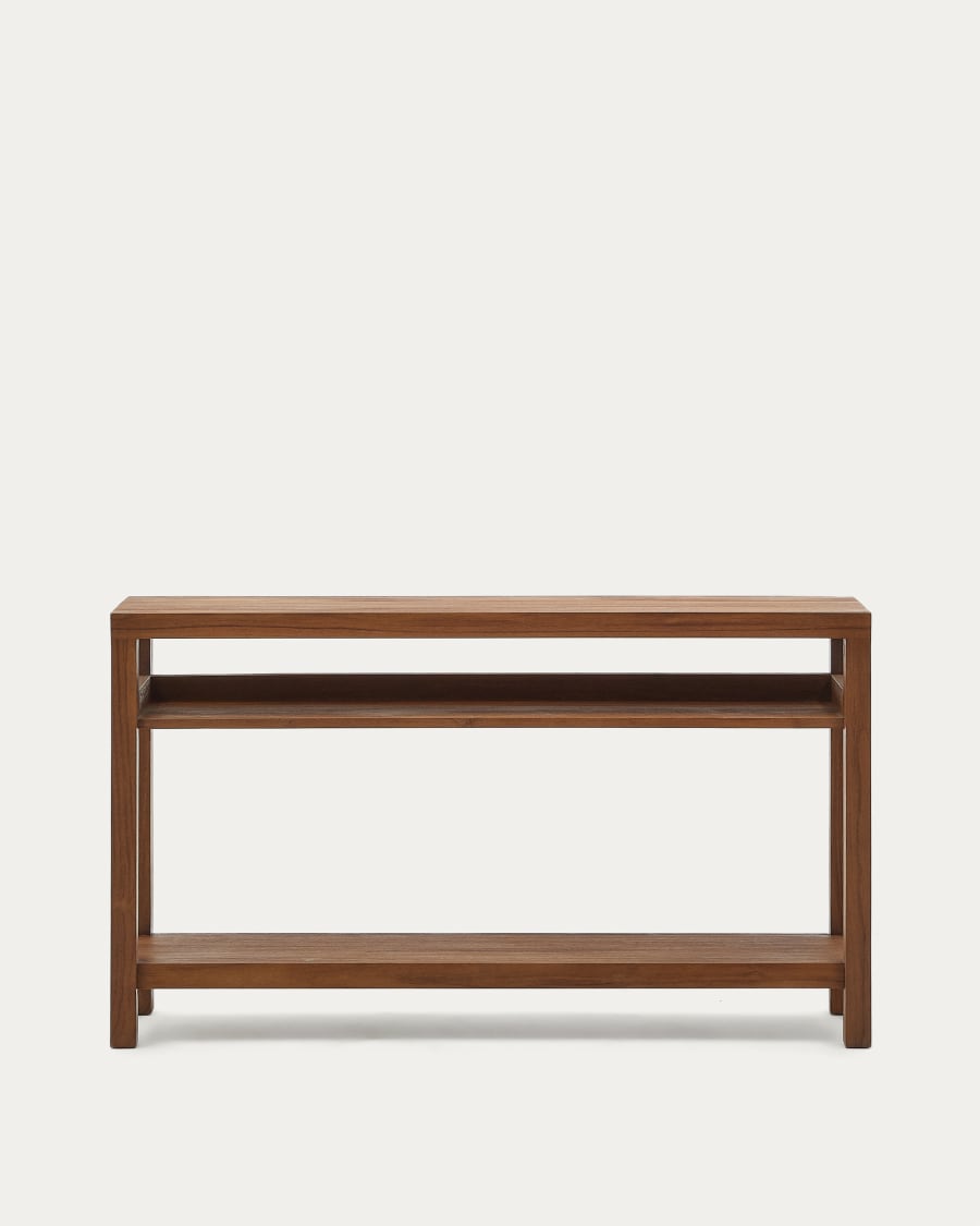 Japandi Wood Console Table
