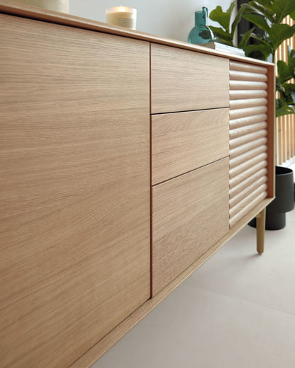 Japandi Sideboard with Drawers