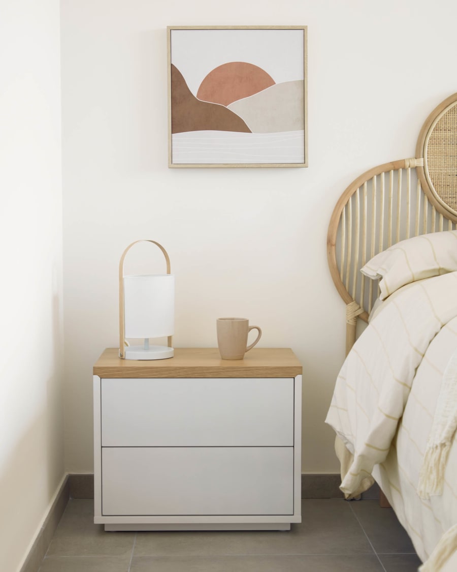 Japandi Lantern Table Lamp