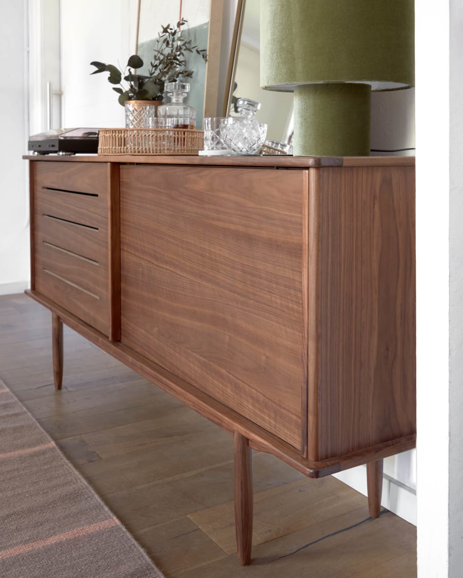 Japandi Sliding-door Sideboard