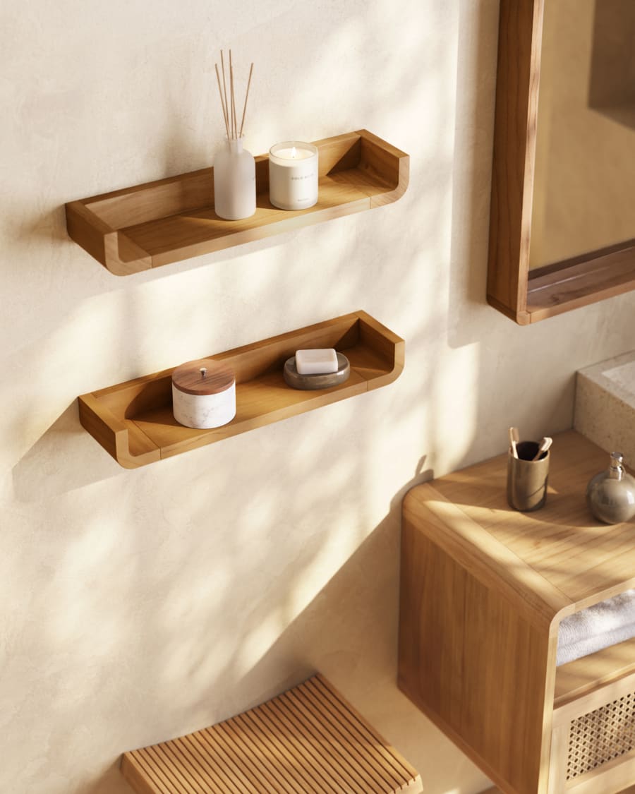 Japandi Wall Shelves Set