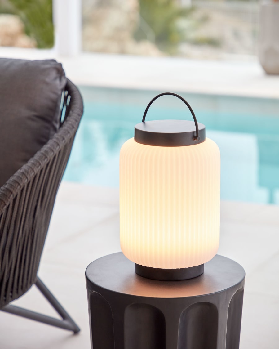 Outdoor Japandi Table Lamp