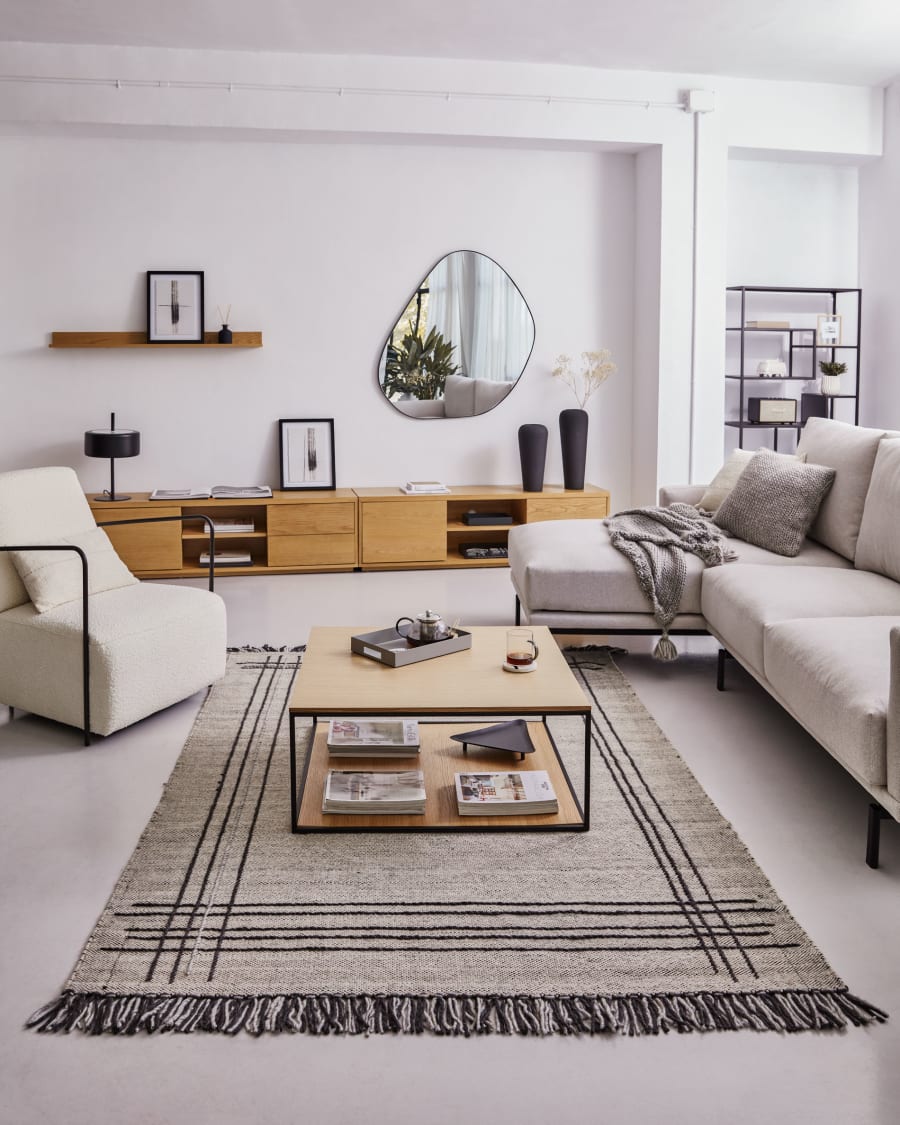 Japandi Lightwood TV Stand