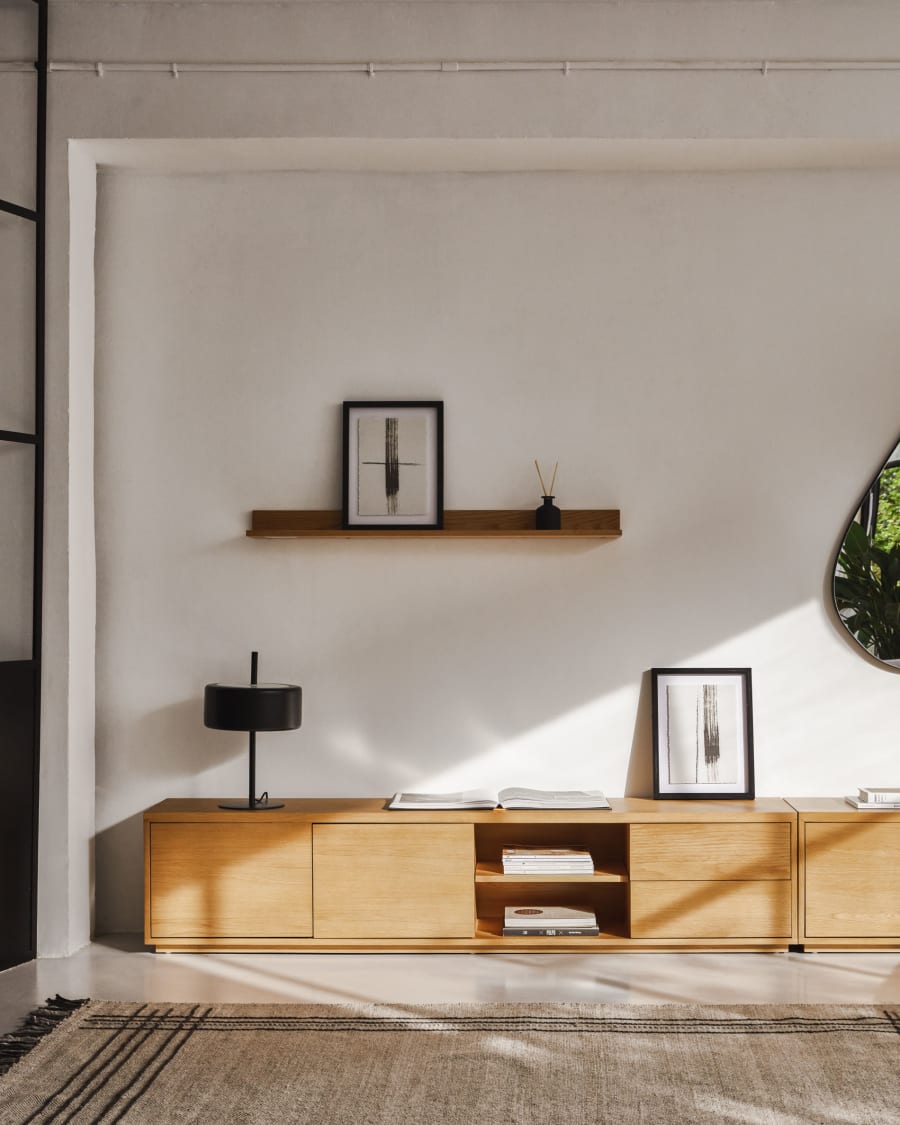 Japandi Lightwood TV Stand