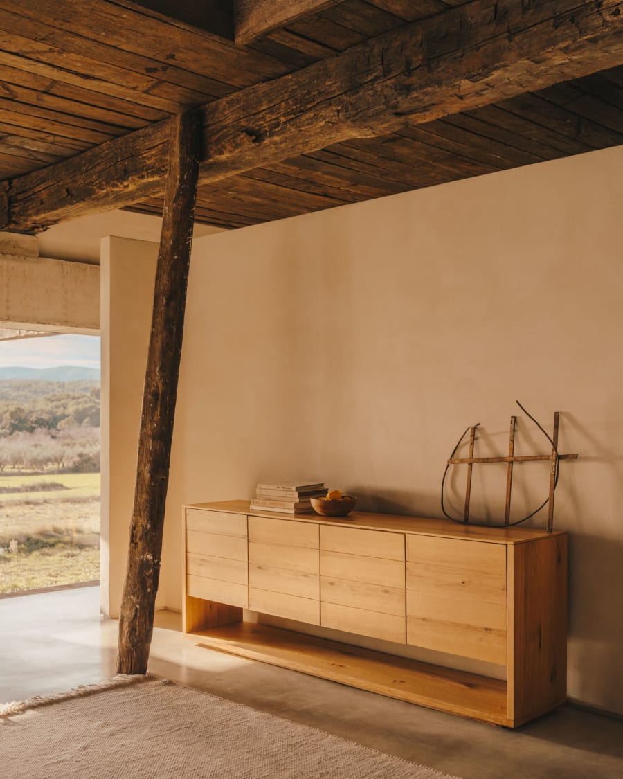 Japandi Lightwood Sideboard