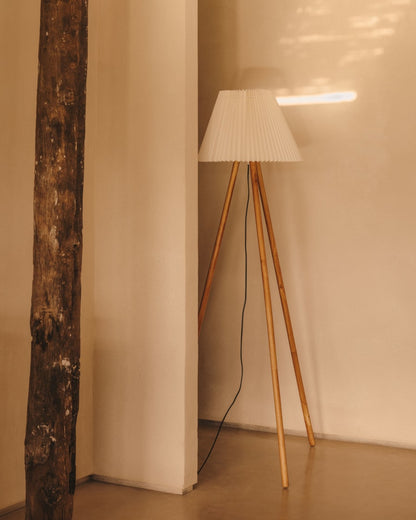 Japandi Wooden Floor Lamp