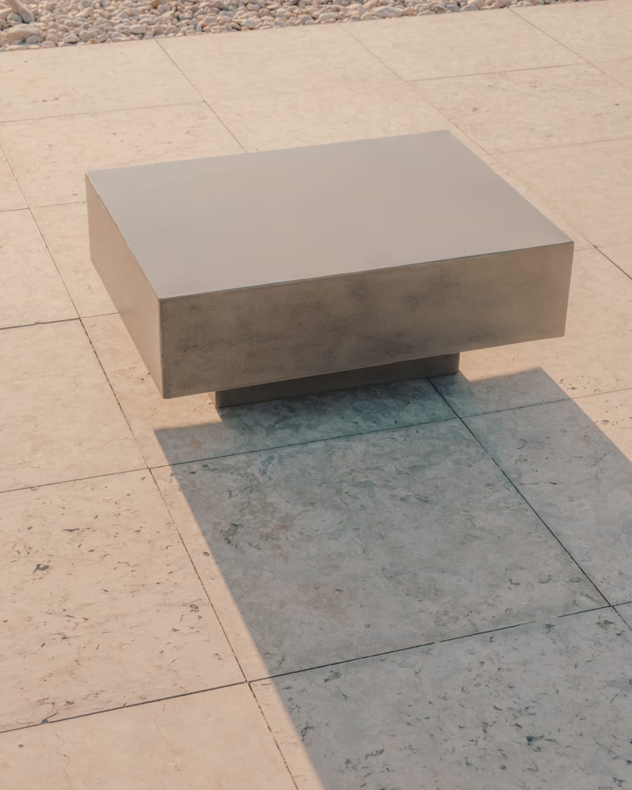 Japandi Cement Coffee Table