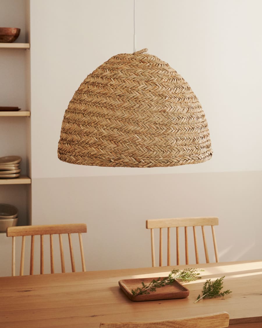 Japandi Jute Pendant Light