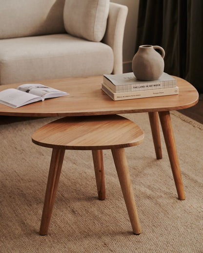 Japandi Side Table Set