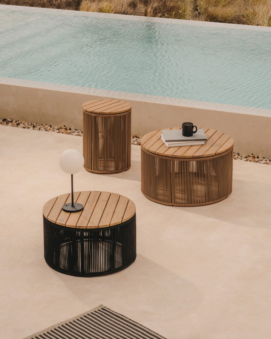 Storage Japandi Side Table