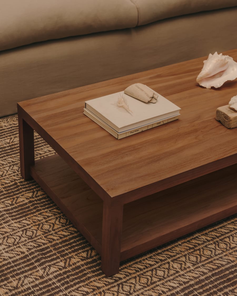 Japandi Rectangular Coffee Table