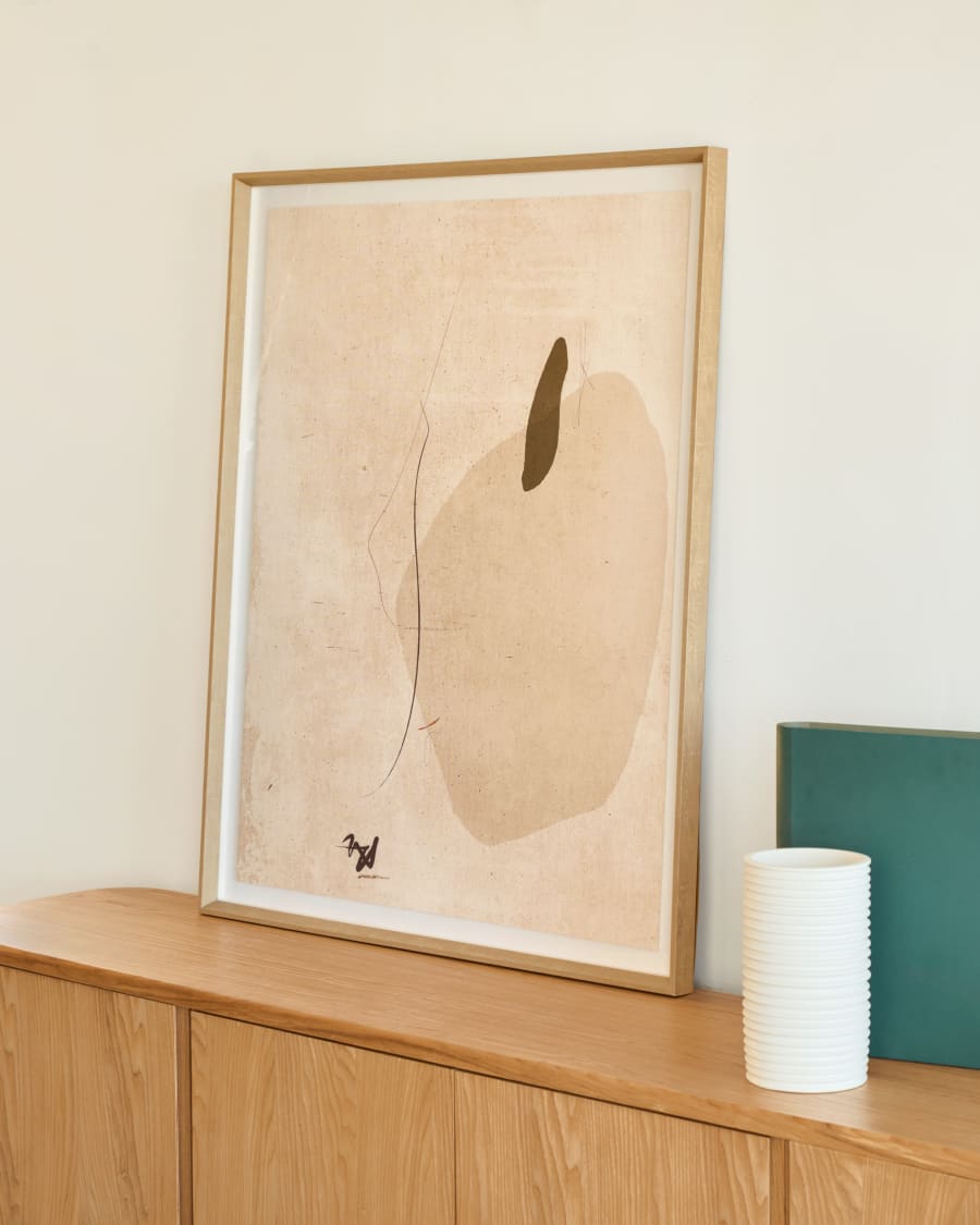 Abstract Japandi Painting