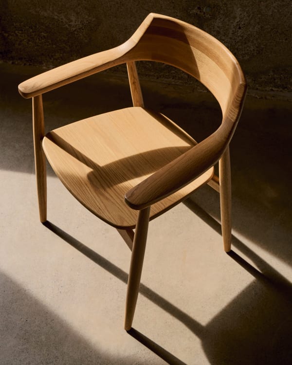 Solid Wood Japandi Chair