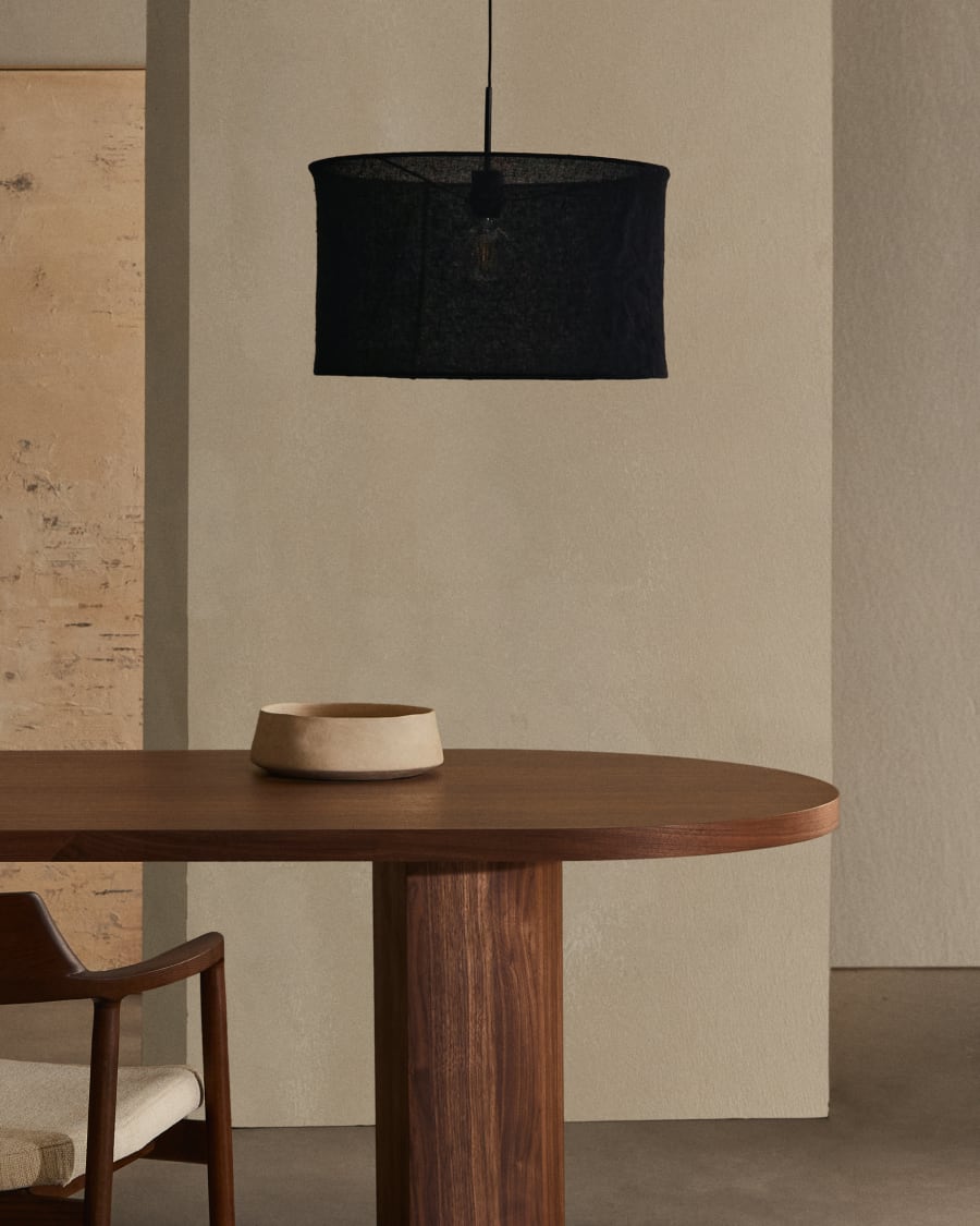 Japandi Oval Dining Table