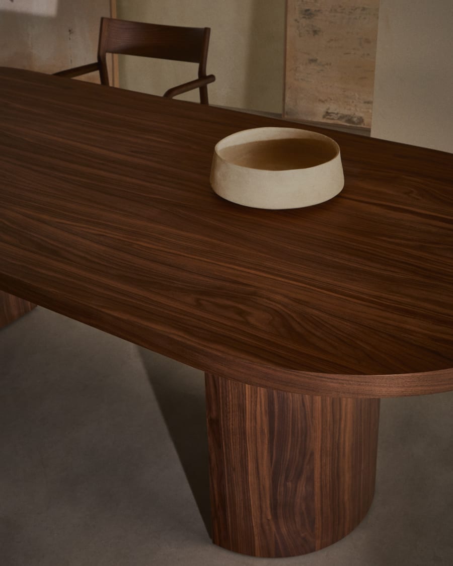 Japandi Oval Dining Table