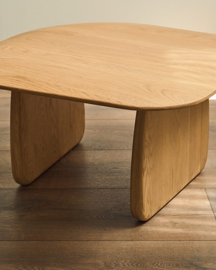Organic Shape Japandi Side Table