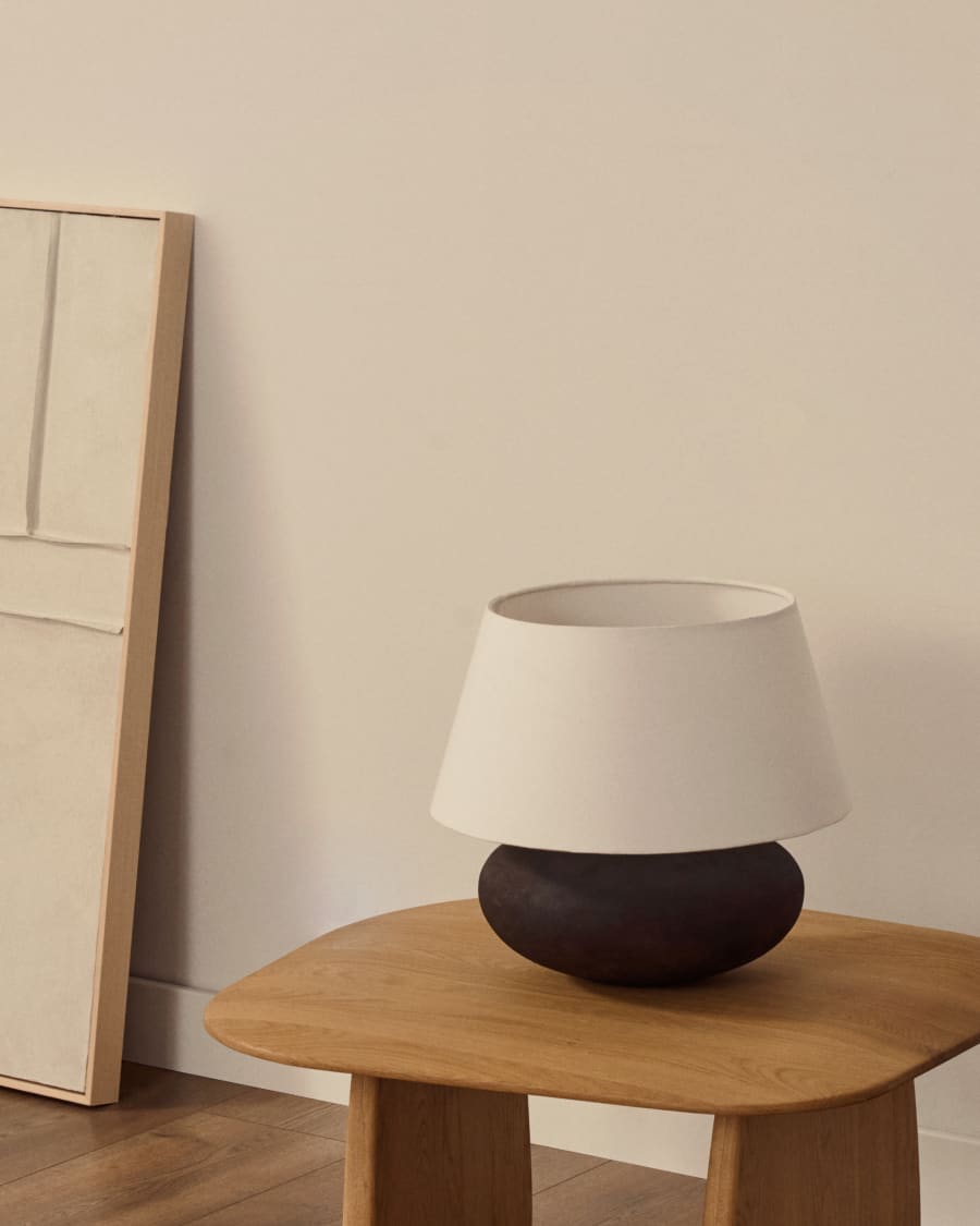 Organic Japandi Table Lamp