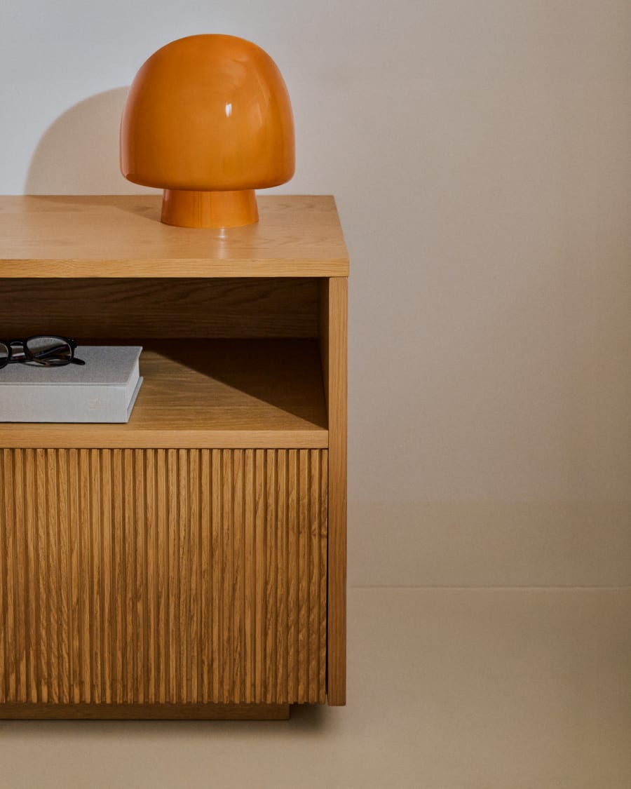 Japandi 1-Drawer Nightstand