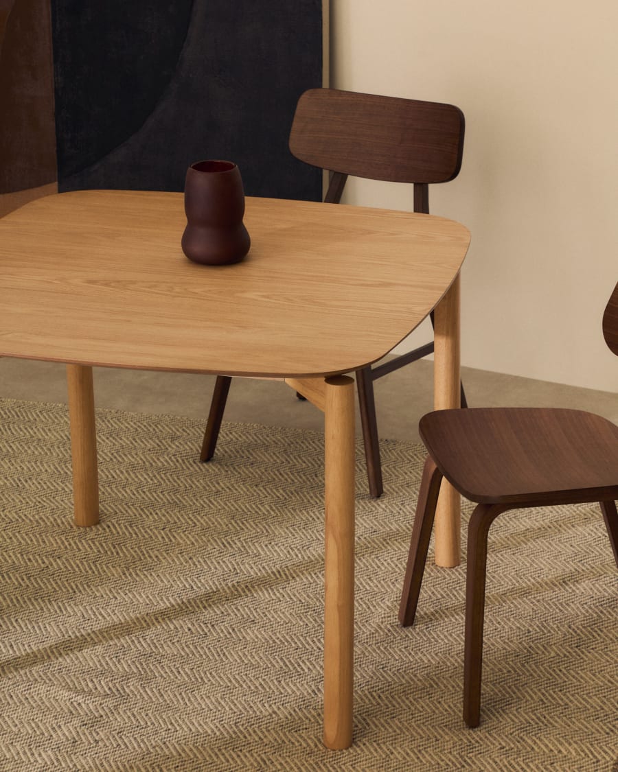 Small Japandi Square Table
