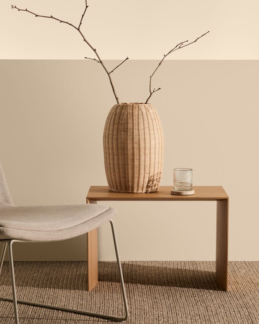 Rattan Japandi Vase
