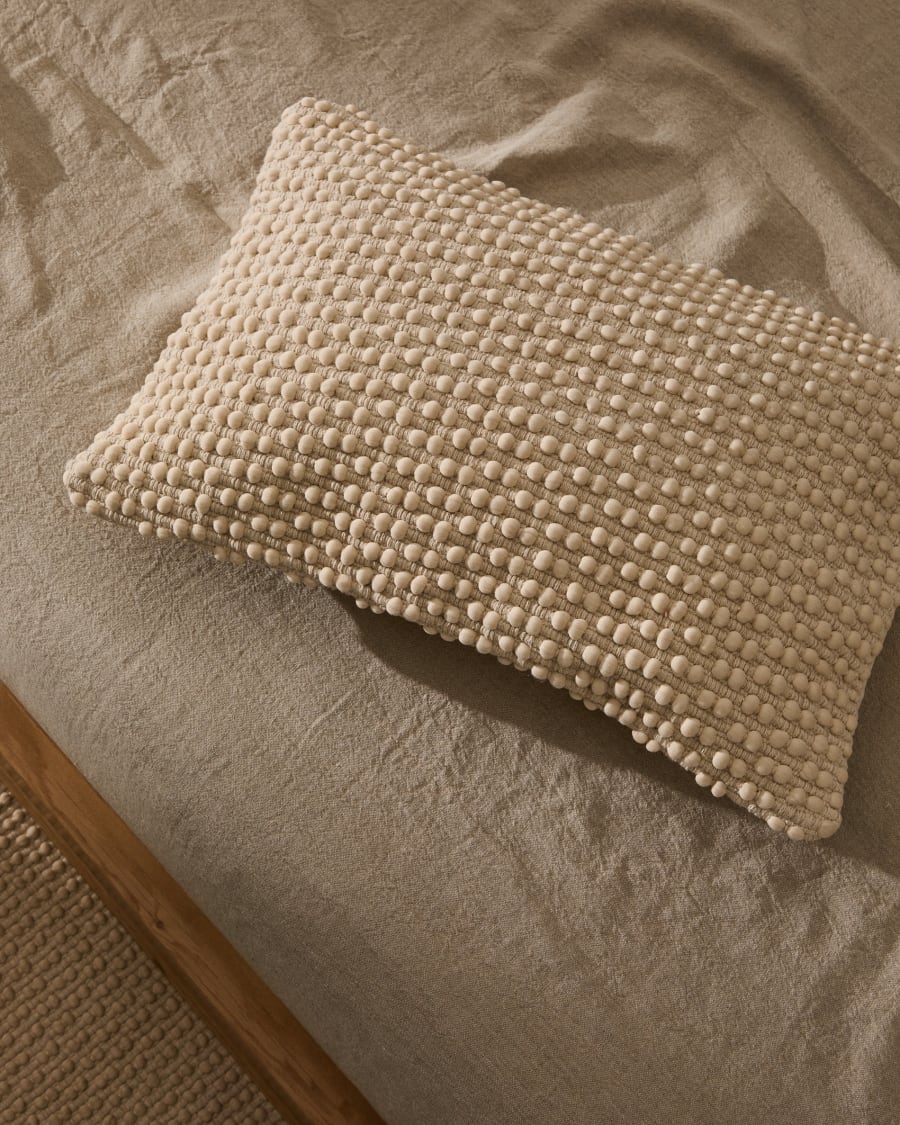 Jacquard Fur-like Japandi Cushion Cover