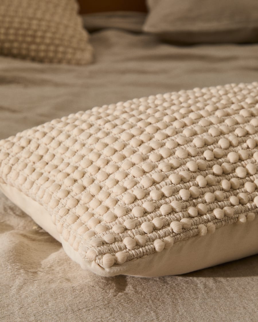 Jacquard Fur-like Japandi Cushion Cover