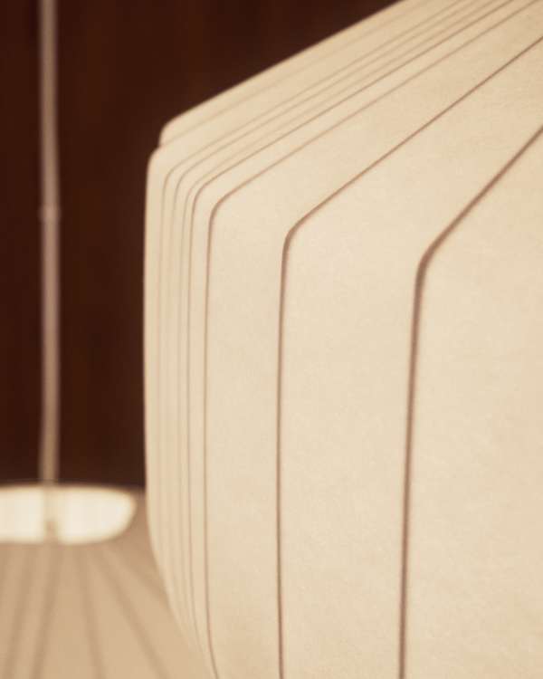 White Japandi Hanging Lamp