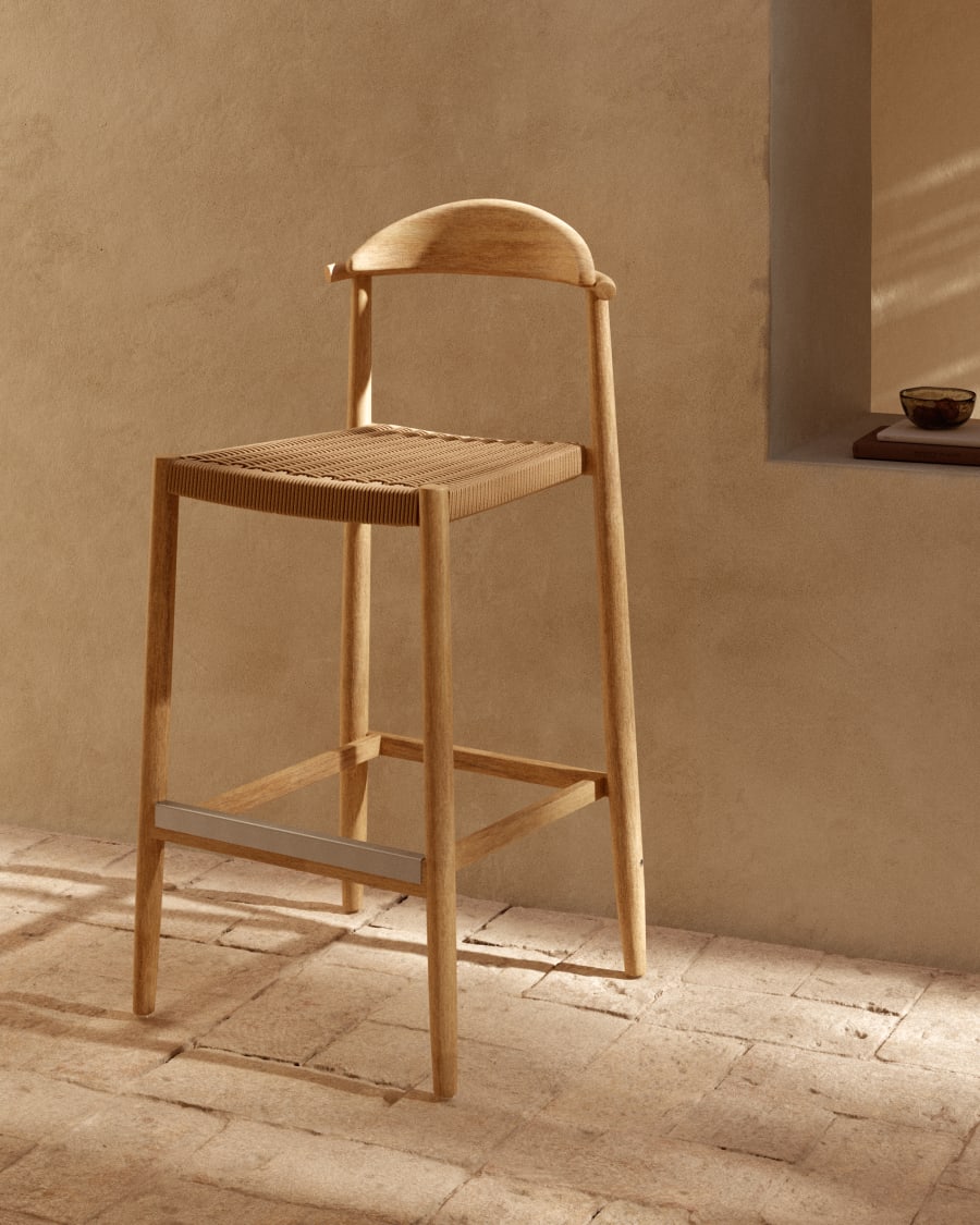 Japandi Modern Stool Chair