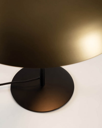 Japandi Brass Table Lamp