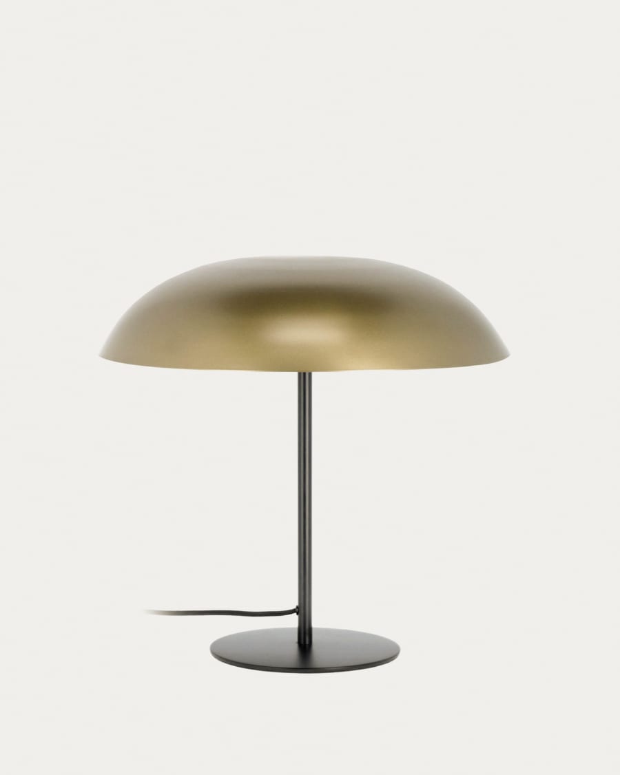 Japandi Brass Table Lamp