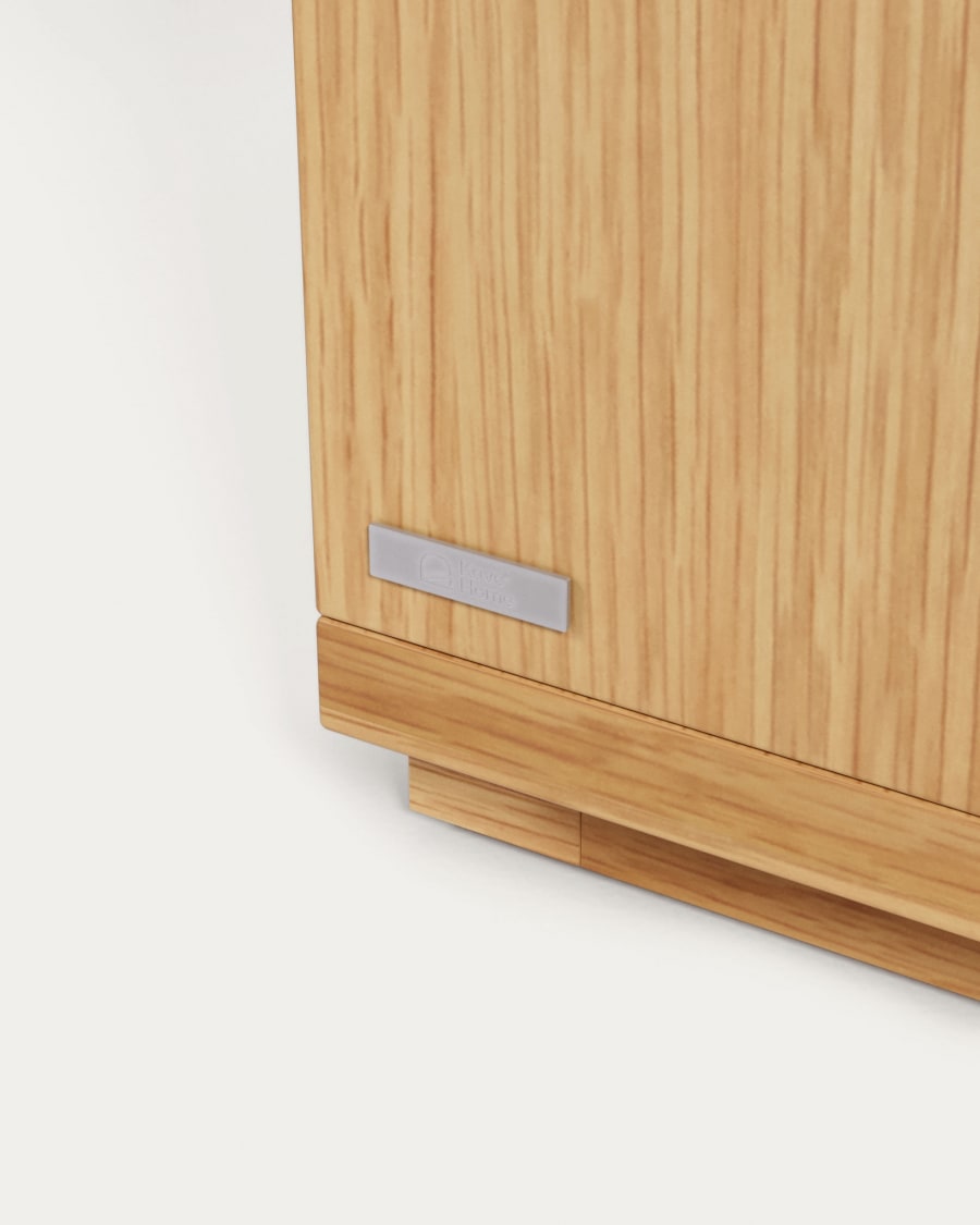 Japandi Light Wood Bedside Table