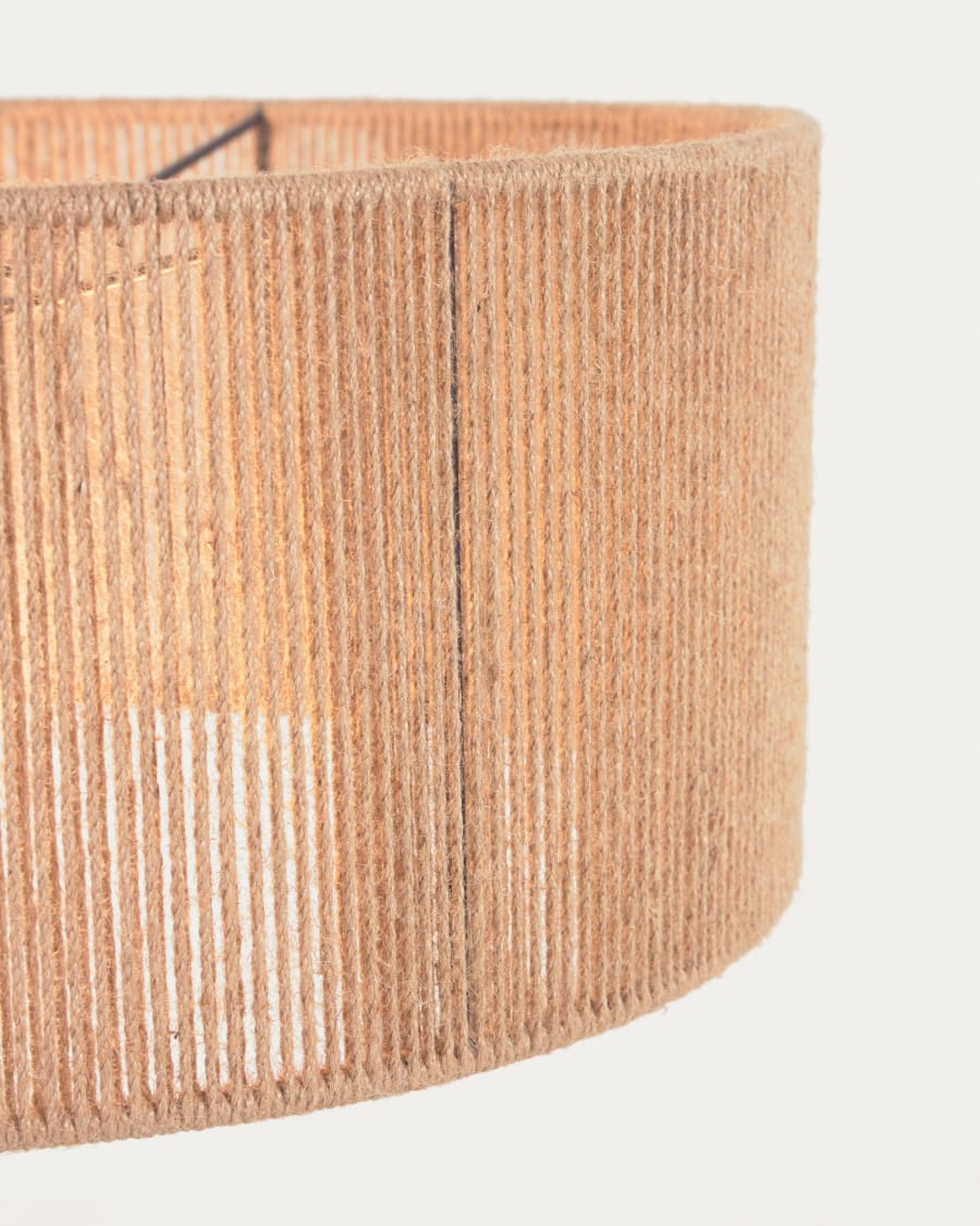 Japandi Woven Pendant Light