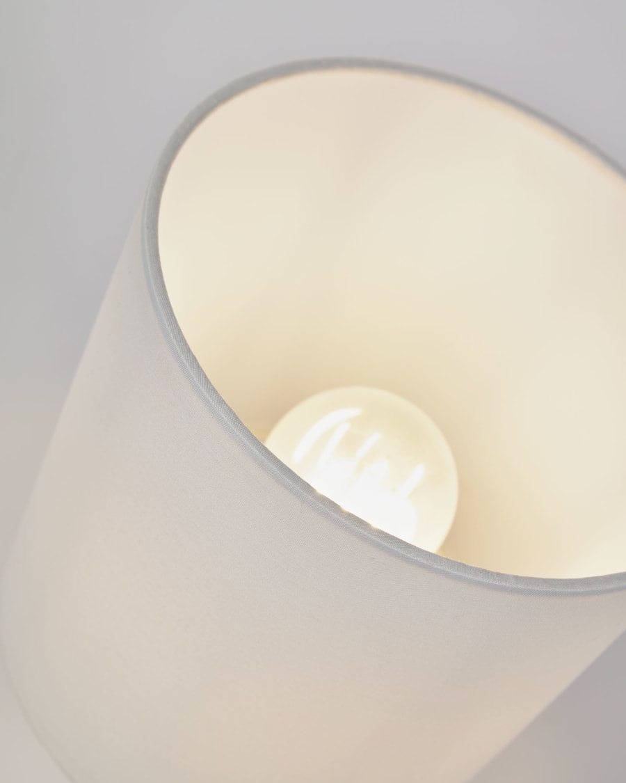 Terracotta Ceramic Japandi Table Lamp