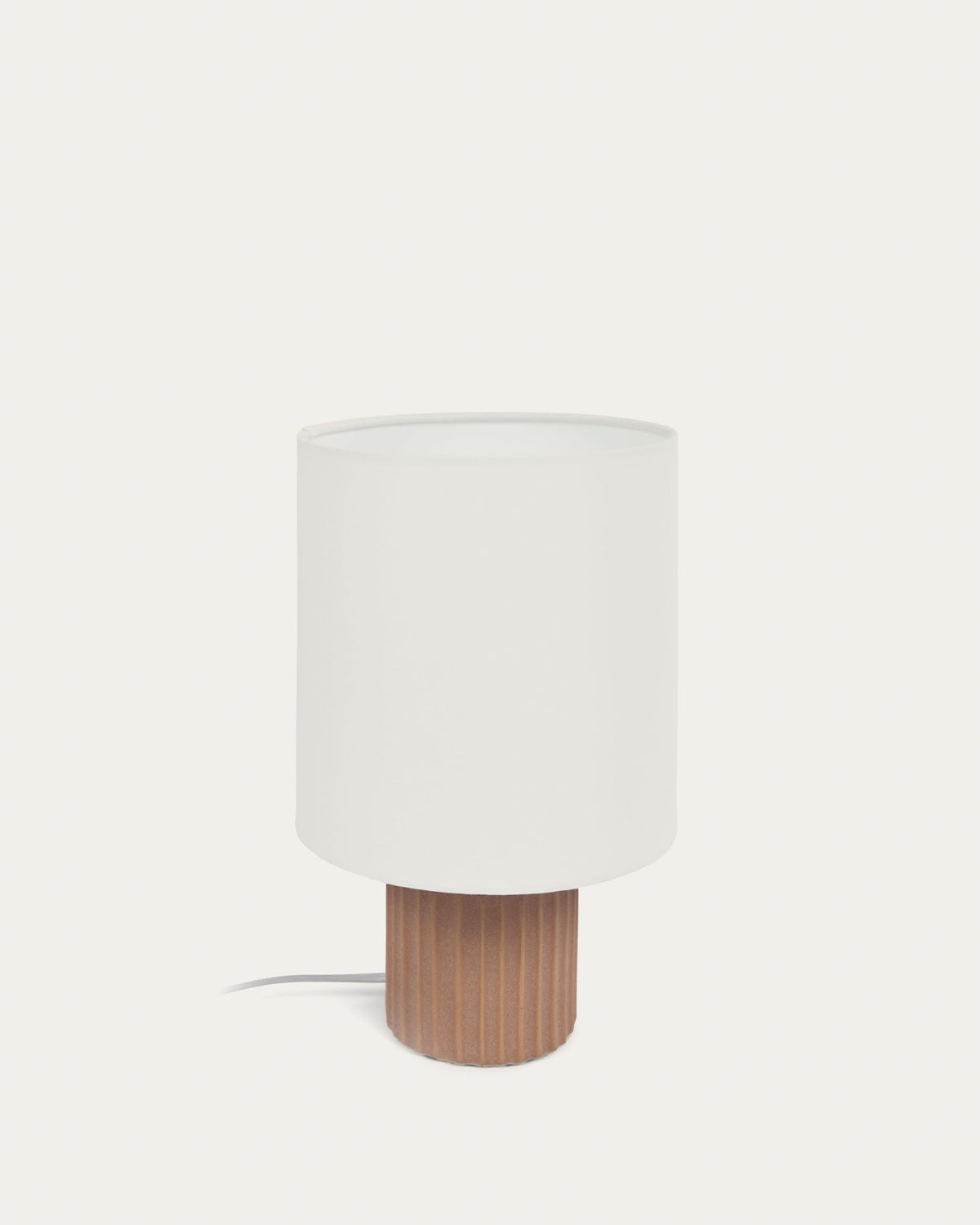 Terracotta Ceramic Japandi Table Lamp