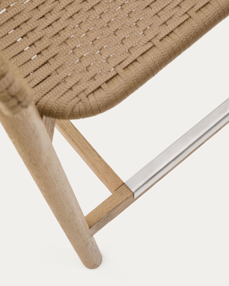 Japandi Woven Stool