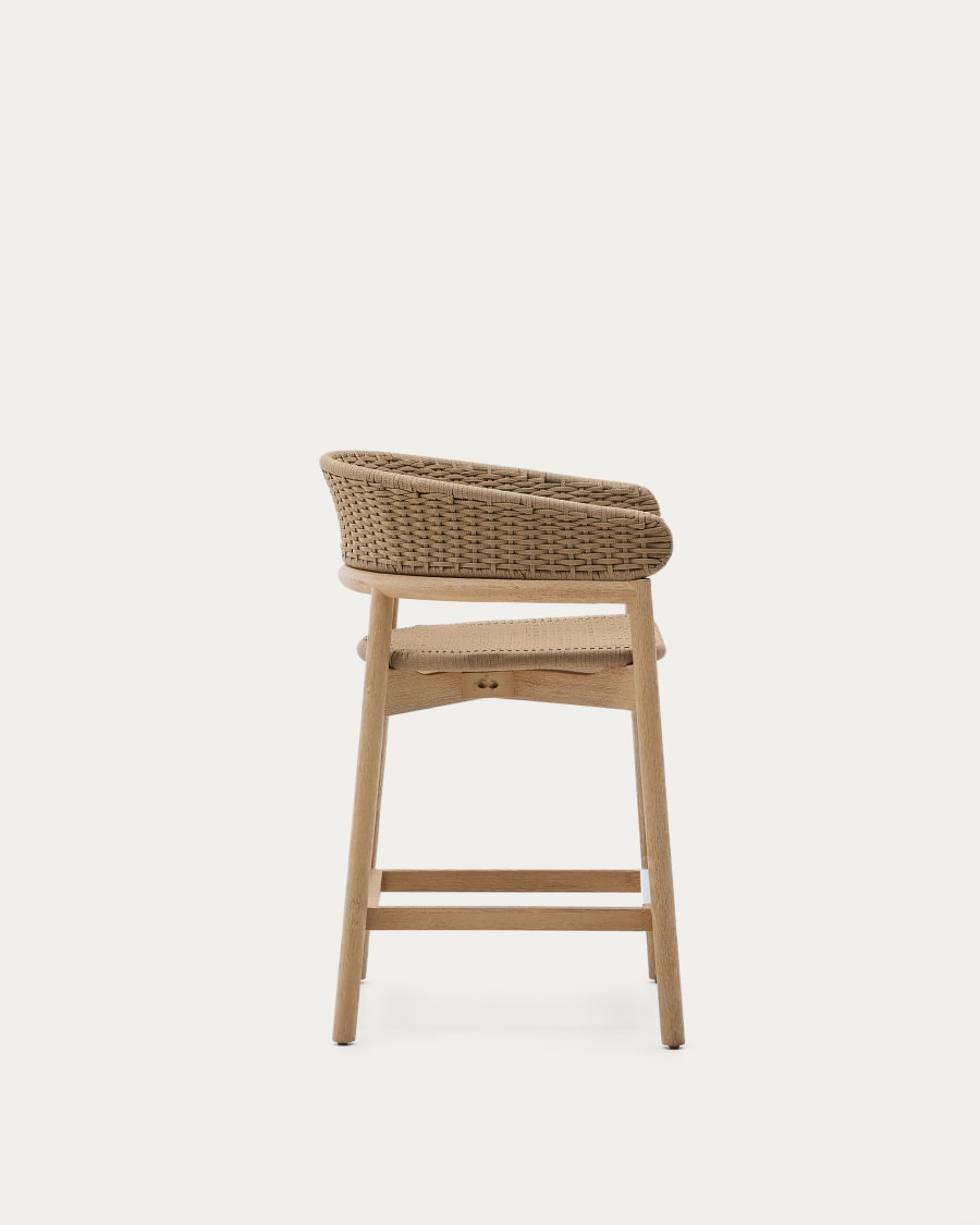 Japandi Woven Stool