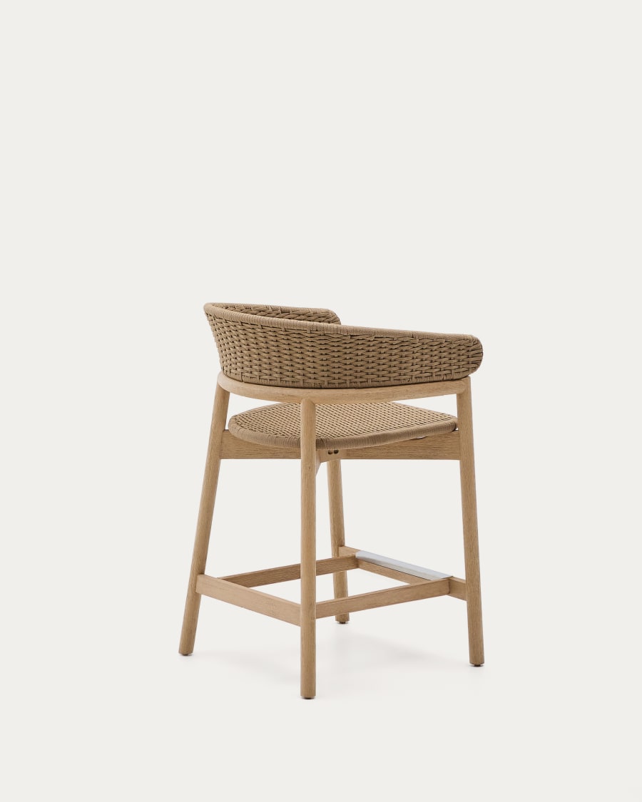 Japandi Woven Stool
