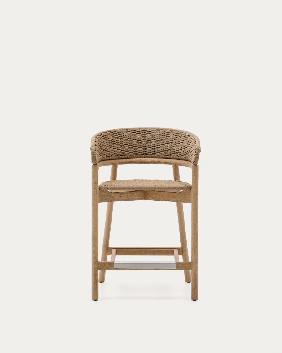 Japandi Woven Stool