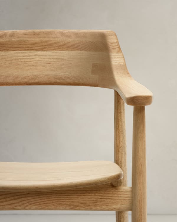 Solid Wood Japandi Chair