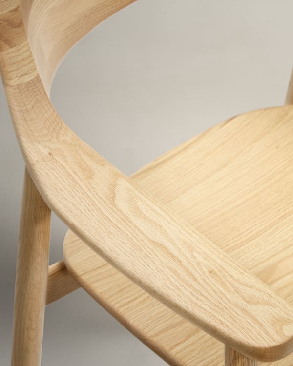 Solid Wood Japandi Chair