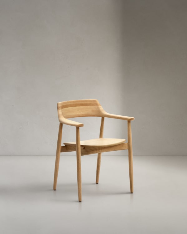 Solid Wood Japandi Chair