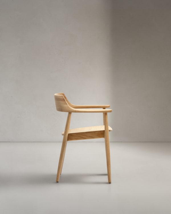 Solid Wood Japandi Chair