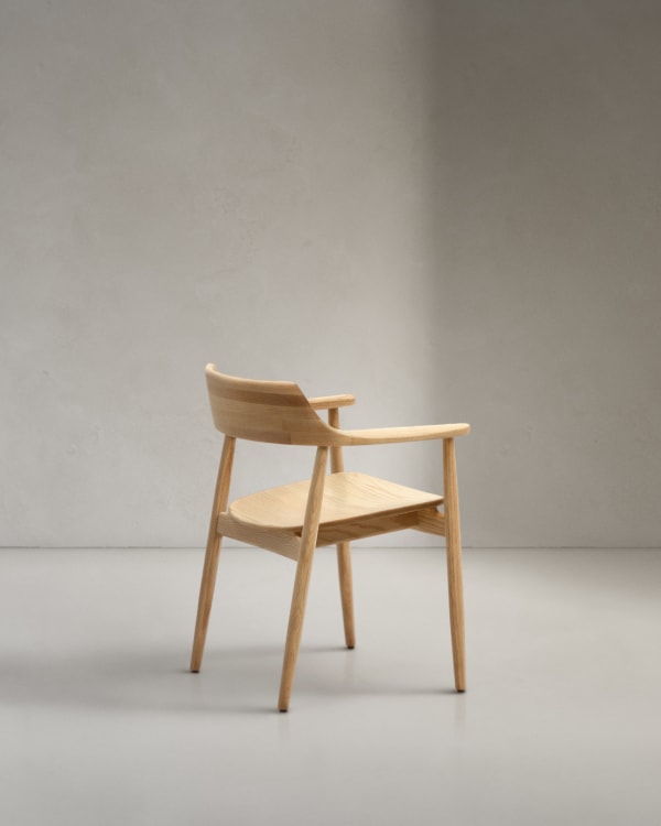 Solid Wood Japandi Chair