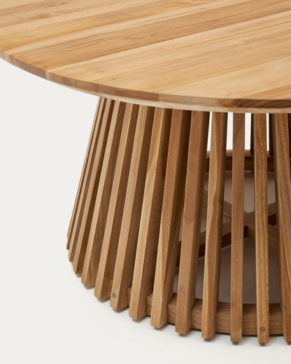 Round Japandi Coffee Table