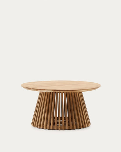 Round Japandi Coffee Table