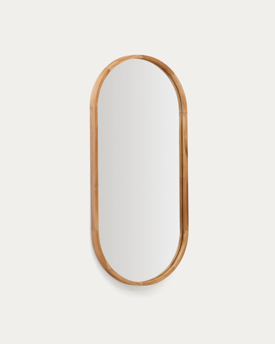 Oval Japandi Mirror