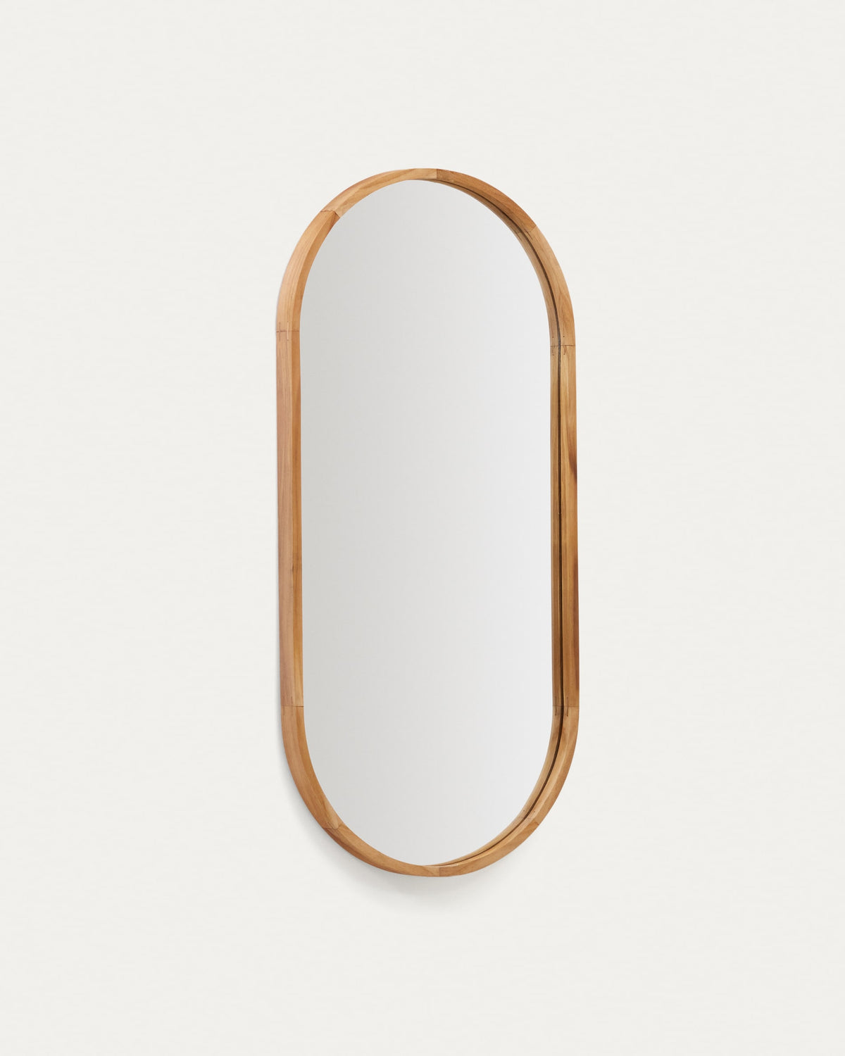 Rectangular Teak Japandi Mirror 45x95cm in solid teak