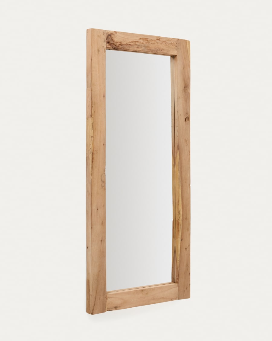 Rectangular Japandi Mirror