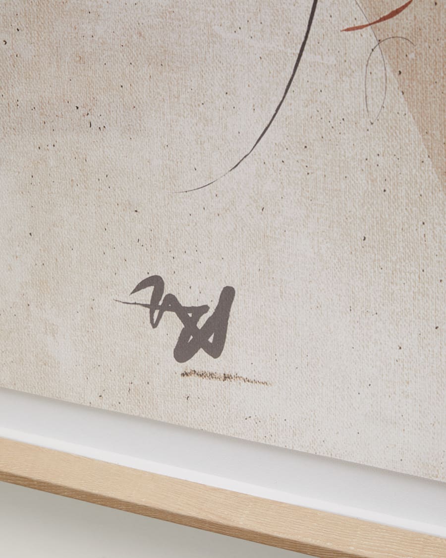 Abstract Japandi Painting