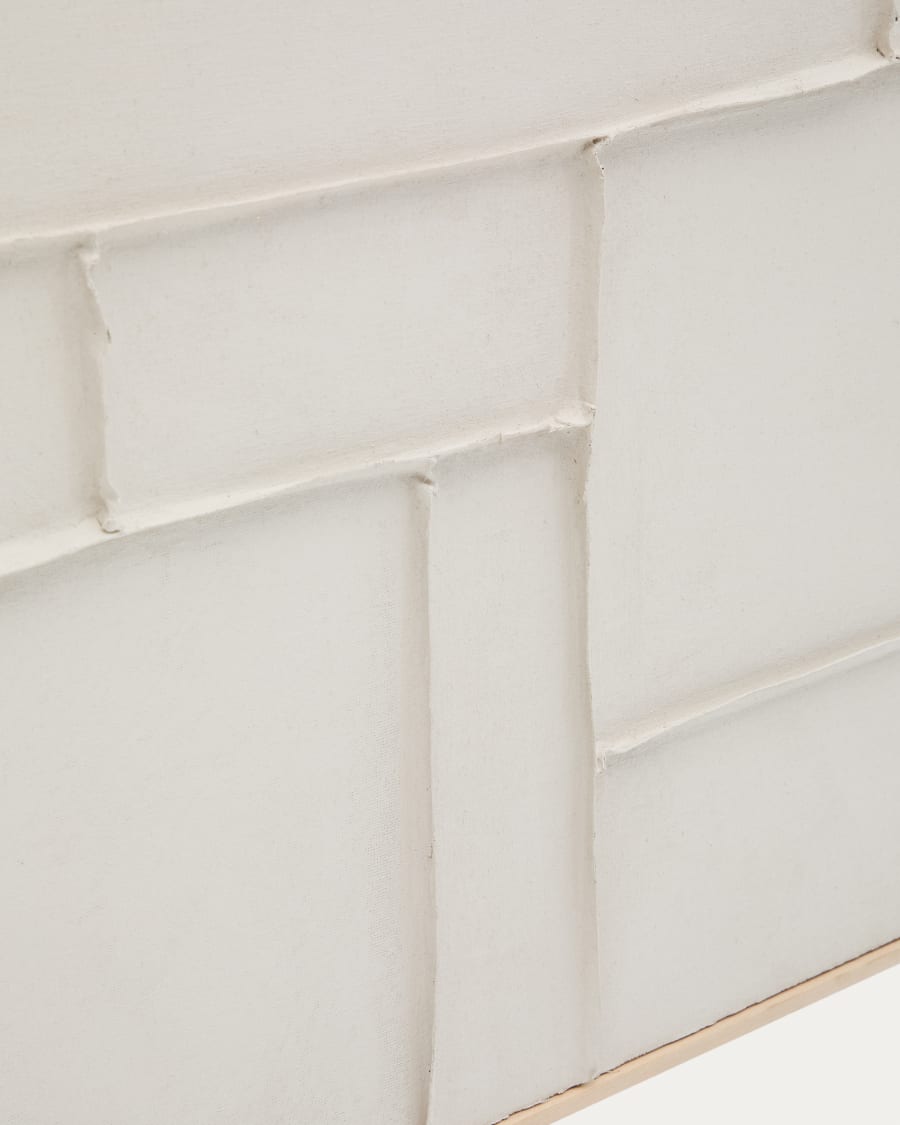 White Linen Japandi Wall Art
